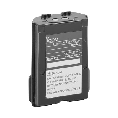 Icom BP245H Lithium ion Battery (2250mAh) for M73
