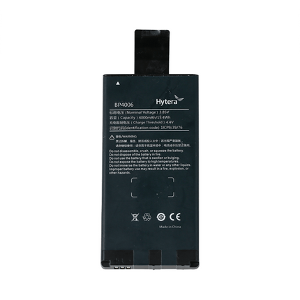 Hytera BP4006 Li-Ion Polymer Battery (4000mAh) for PNC380S