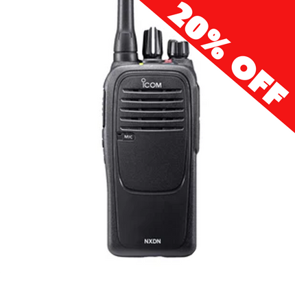 Icom F1100D VHF Portable Two-Way Radio | Durable, Economical & Digital