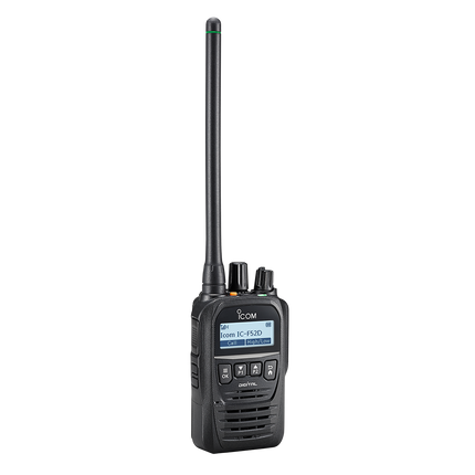 Icom F52D VHF Portable Two-Way Radio with Bluetooth