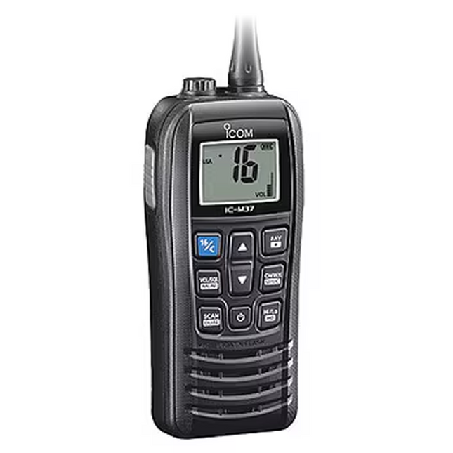 Icom M37 VHF Marine Floating Handheld Radio | 6 Watts