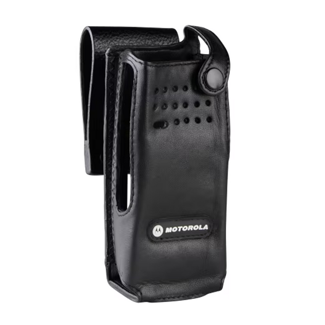 Motorola PMLN6098A Soft Leather Carry Case with Swivel | No Display Cut-out