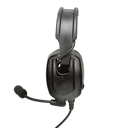 Motorola PMLN7467 Heavy Duty Over-the-Head Headset | Noise-Canceling Boom Mic