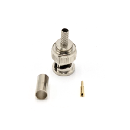 Atlantic Radio BNC-Male Connector Crimp Plug for RG-58C/U Cable