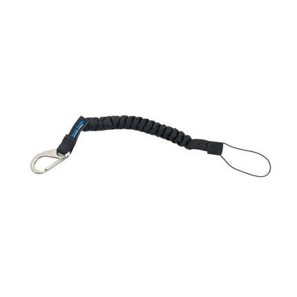 Cetacea NMSMCT2 Two Way Radio Lanyard - Robust Coiled Webbing - Black - Atlantic Radio Communications Corp.