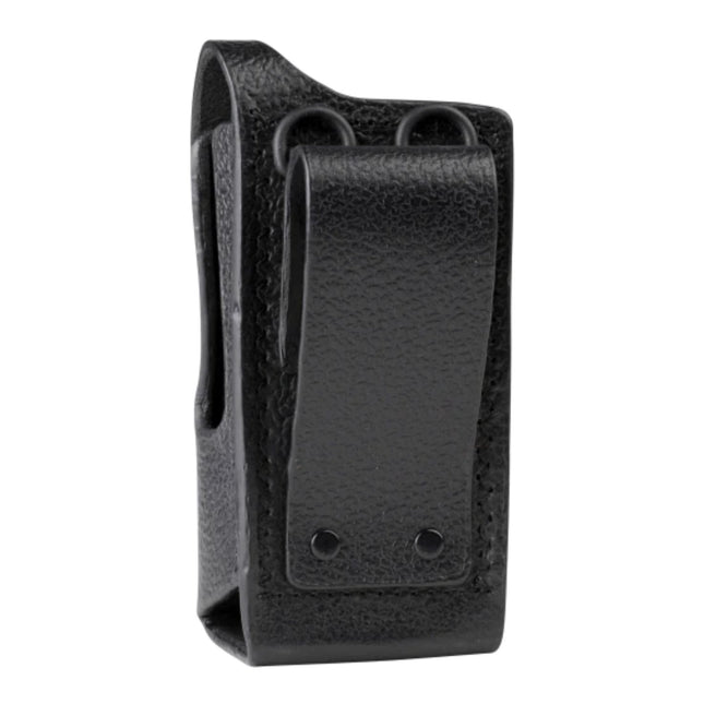 Motorola PMLN5864A Carry Case for Two-Way Radio - Hard Leather - 3" Fixed Loop - Atlantic Radio Communications Corp.